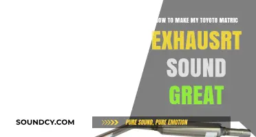 Enhance Your Toyota Matrix Exhaust Sound: Tips for a Great Roar
