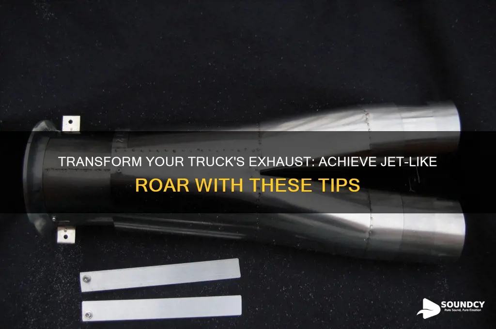 how to make my truck sound like a jet