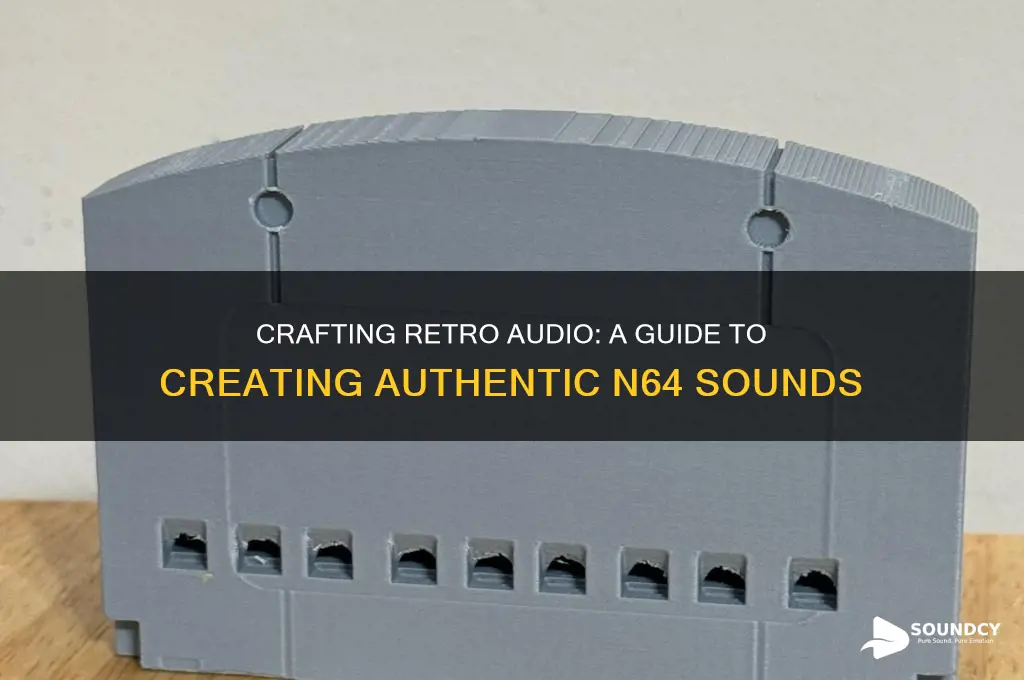 how to make n64 sounds