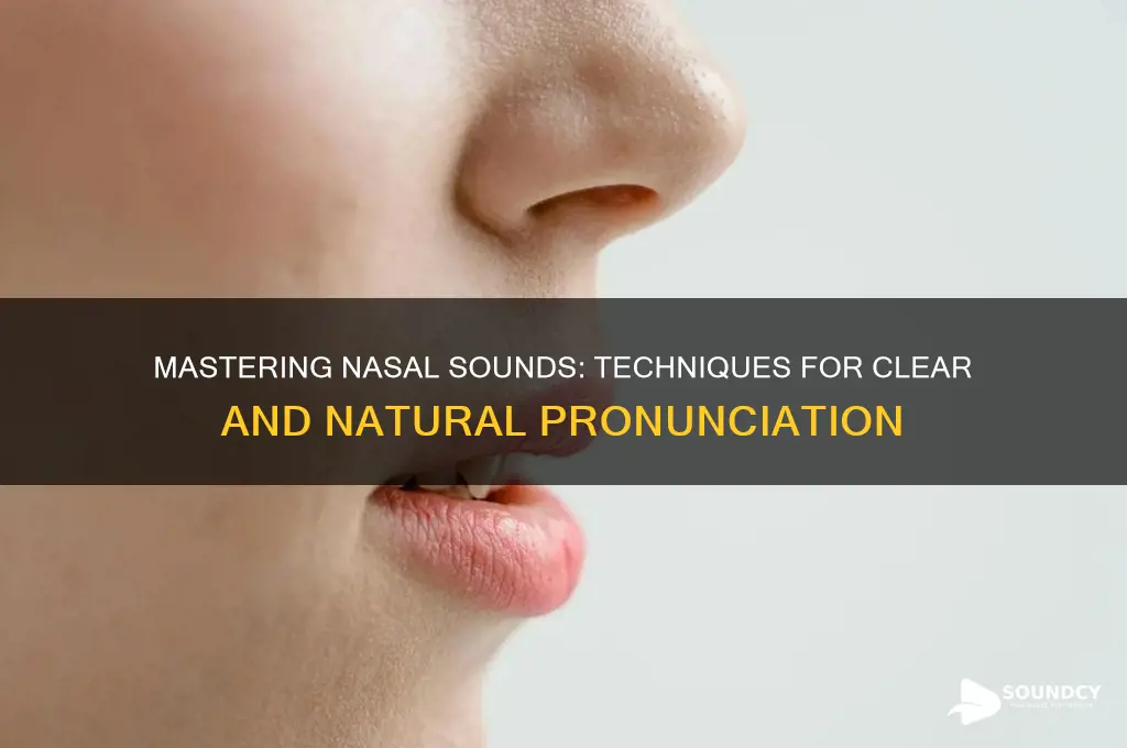 how to make nasal sounds