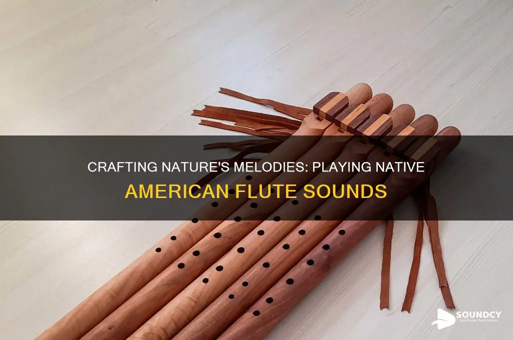 how to make nature sounds with native american flute