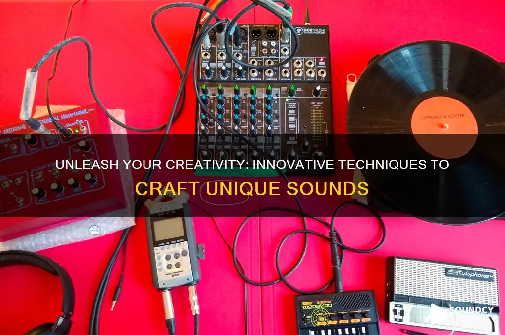 how to make new sounds