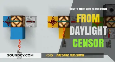 Crafting Note Block Sounds with Daylight Sensors in Minecraft
