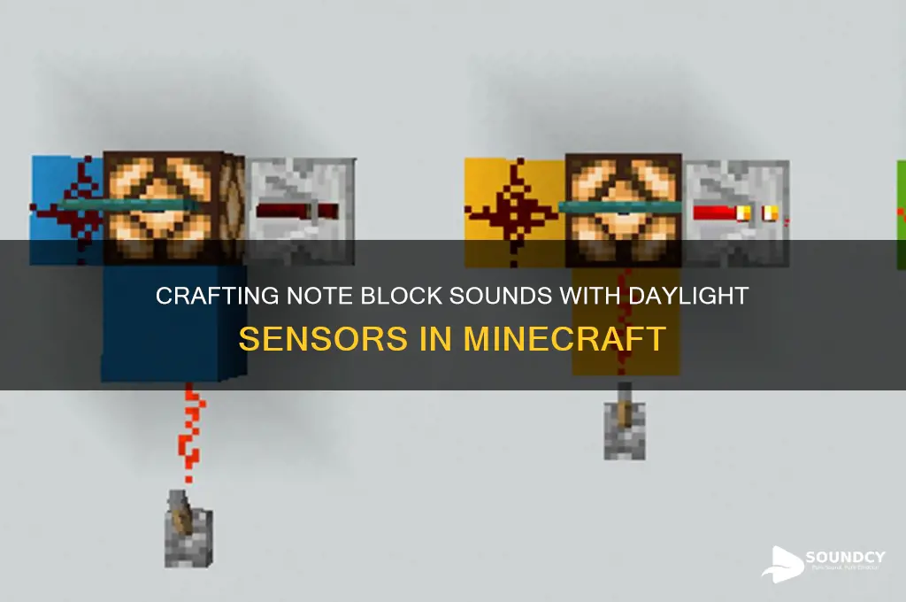 how to make note block sound from daylight censor