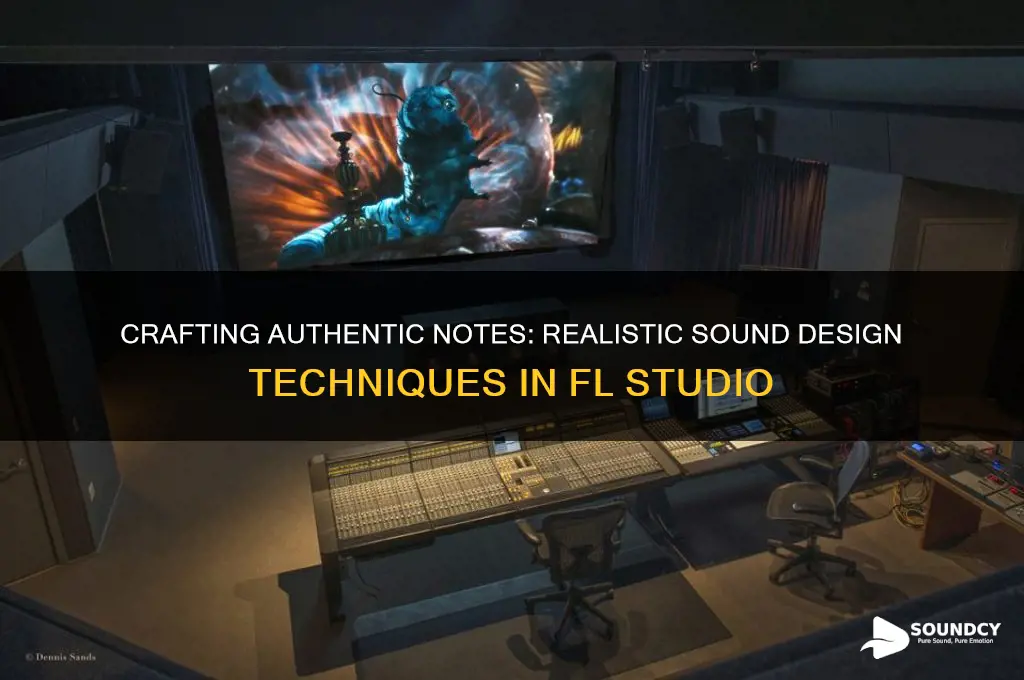 how to make notes sound more realistic fl studio
