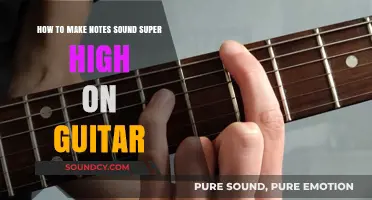 Mastering High-Pitched Guitar Notes: Techniques for Crisp, Soaring Sounds