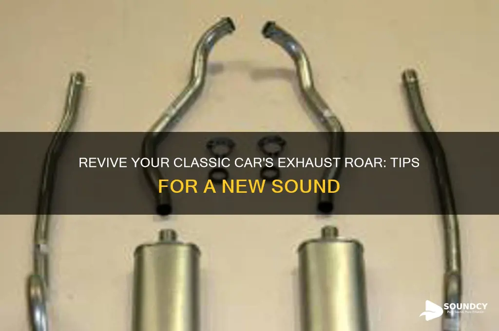 how to make old cars exhaust sound new again