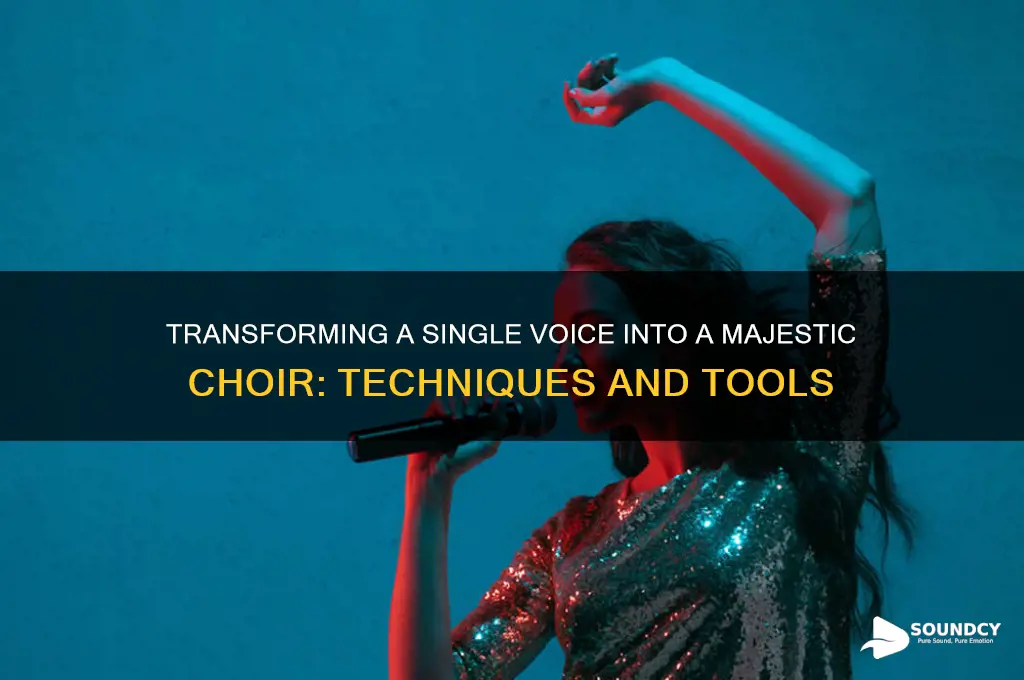 how to make one vocal sound like a choir