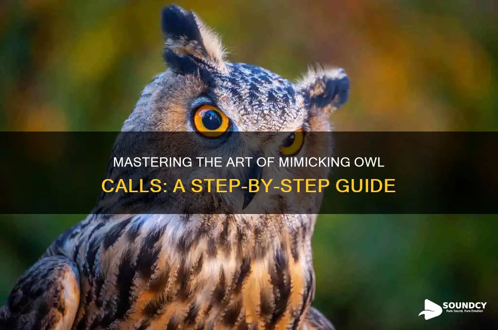 how to make owl sound