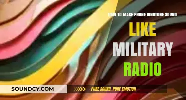 Craft Military-Style Radio Ringtones for Your Phone in Simple Steps