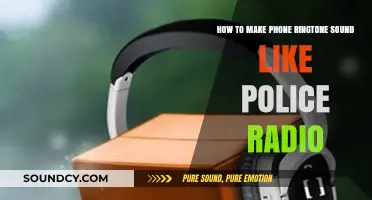 Create Police Radio Ringtones: Easy Steps for Realistic Sound Effects