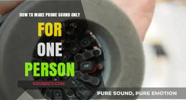 Personalize Your Phone Sound: Exclusive Audio for One Listener Only