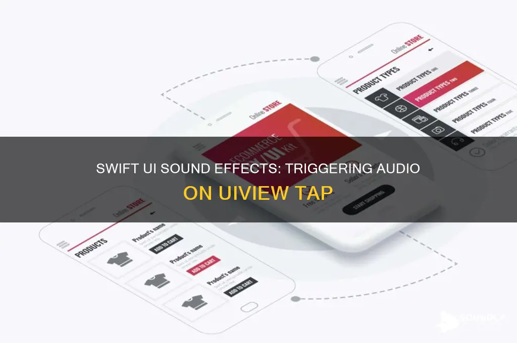 how to make phone sound when press uiview swift