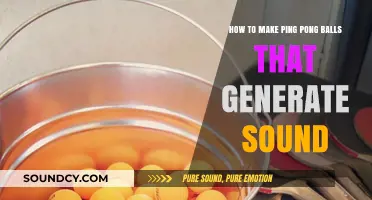 Crafting Sound-Generating Ping Pong Balls: A Creative DIY Guide