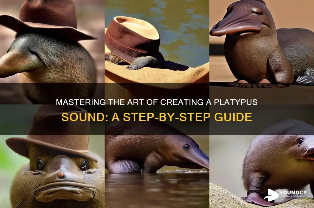 how to make platapus sound