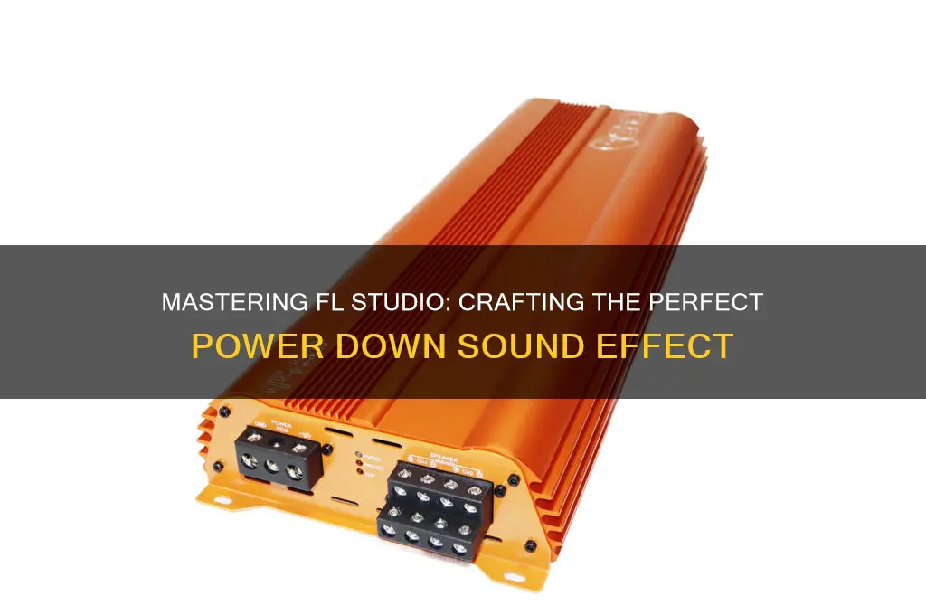 how to make power down sound on fl studio