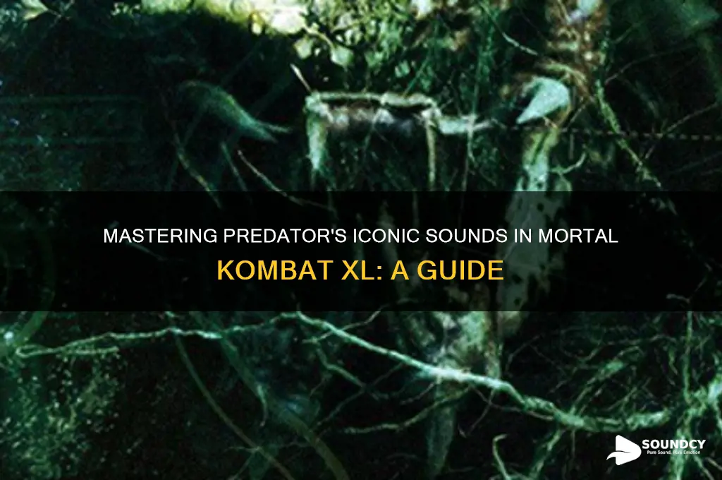 how to make predator sound on mortal kombat xl