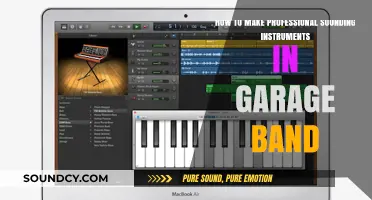 Mastering GarageBand: Crafting Professional-Quality Instrument Sounds Effortlessly