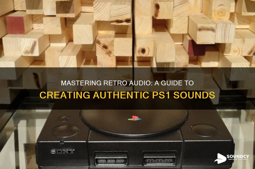 how to make ps1 sounds