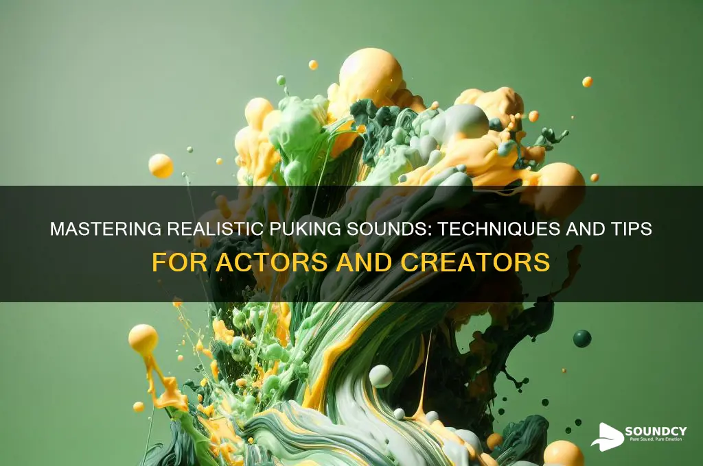 how to make puking sounds