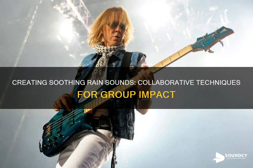 how to make rain sounds with a group impact