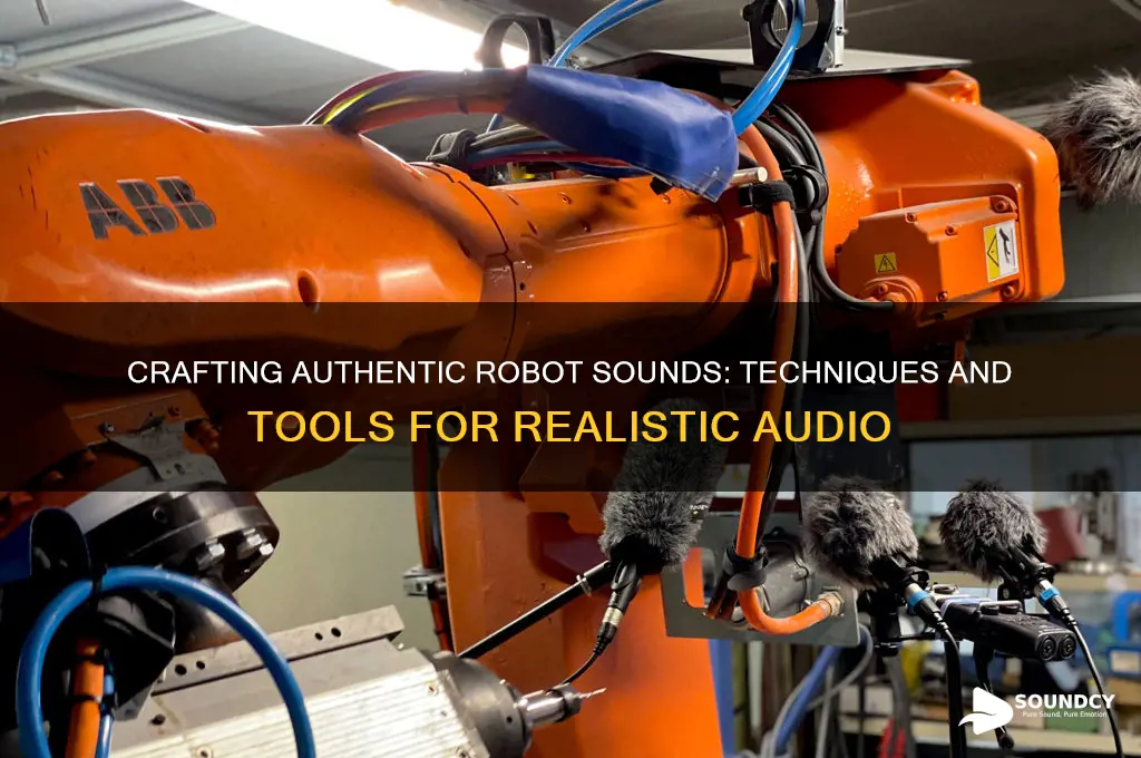 how to make robot sound