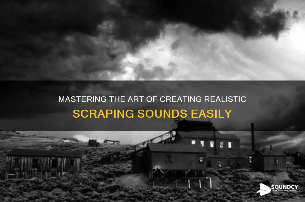 how to make scraping sounds