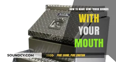 Mastering Mouth-Made Semi Truck Noises: A Step-by-Step Vocal Guide