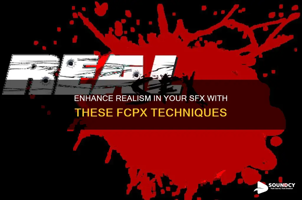 how to make sfx sound more real in fcpx