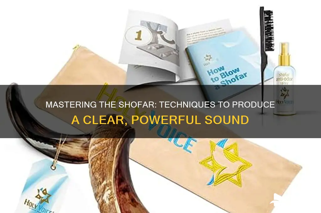 how to make shofar sound