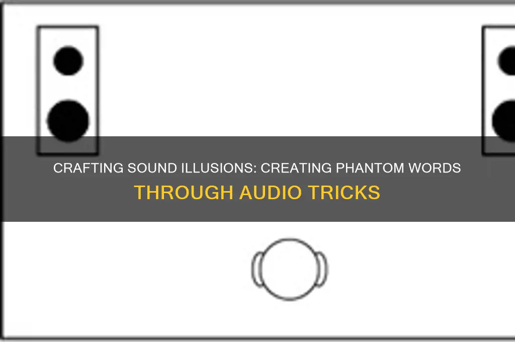 how to make something like sound illusion phantom words