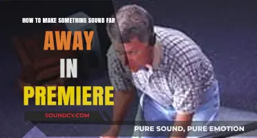 Create Distance in Audio: Premiere Pro Techniques for Faraway Sound Effects