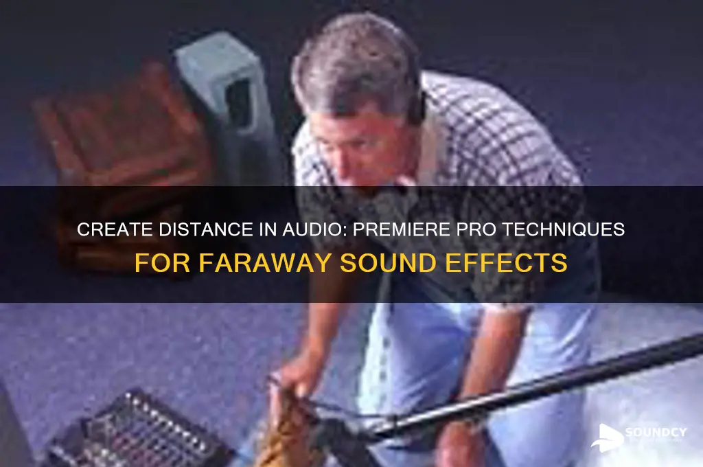 how to make something sound far away in premiere