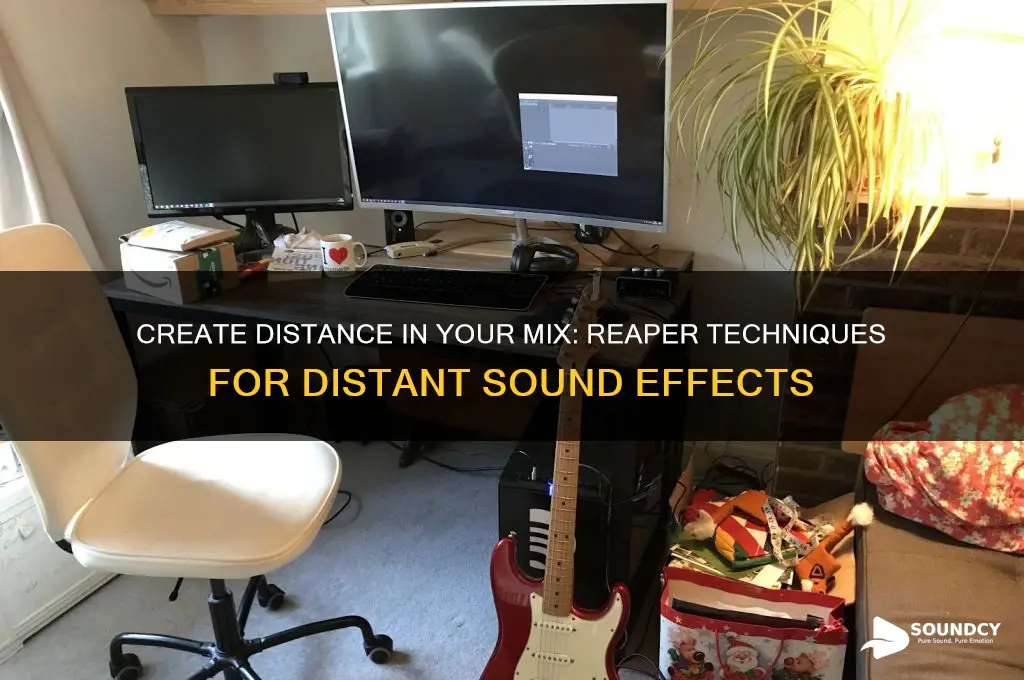 how to make something sound far away in reaper