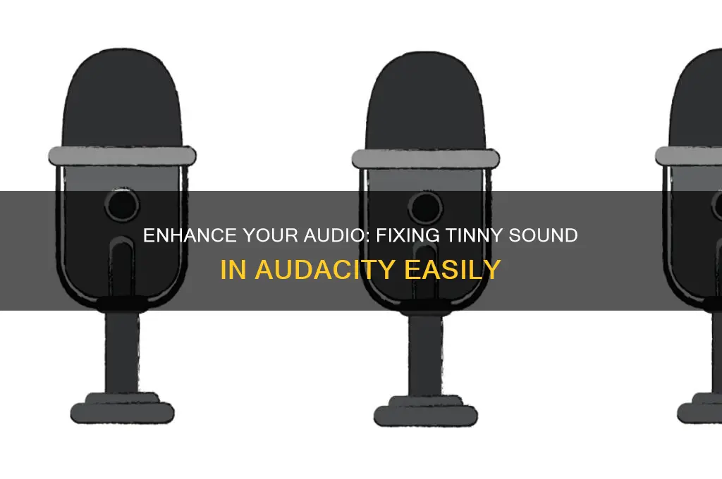 how to make something sound less tinny audio audacity