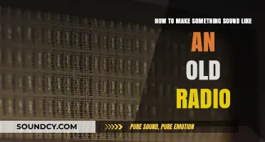 Crafting Vintage Audio: How to Make Your Sound Like an Old Radio