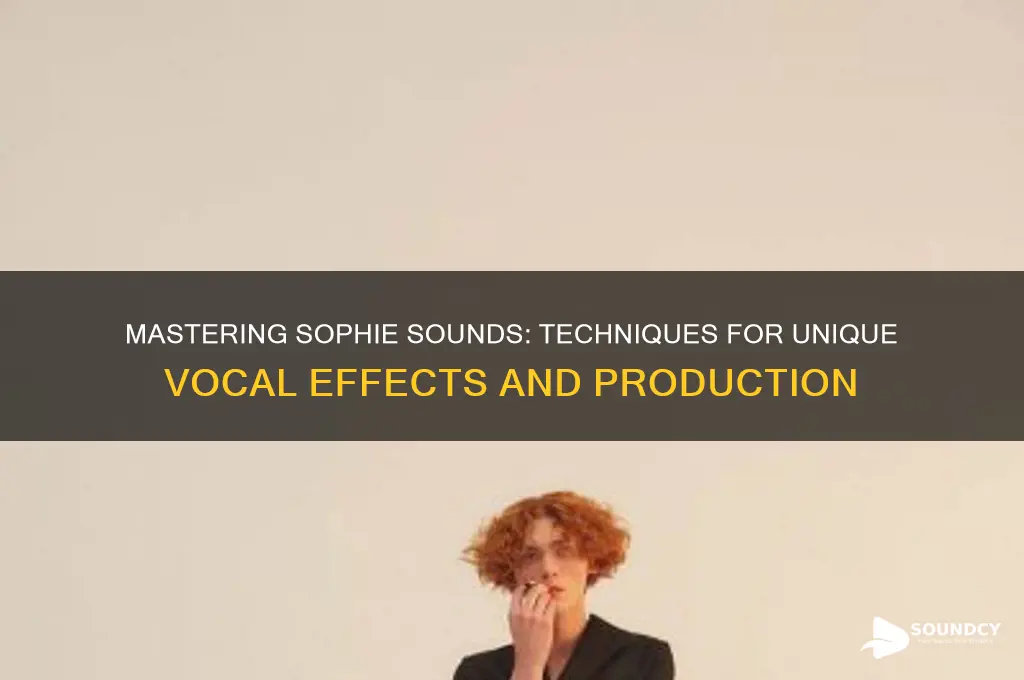 how to make sophie sounds