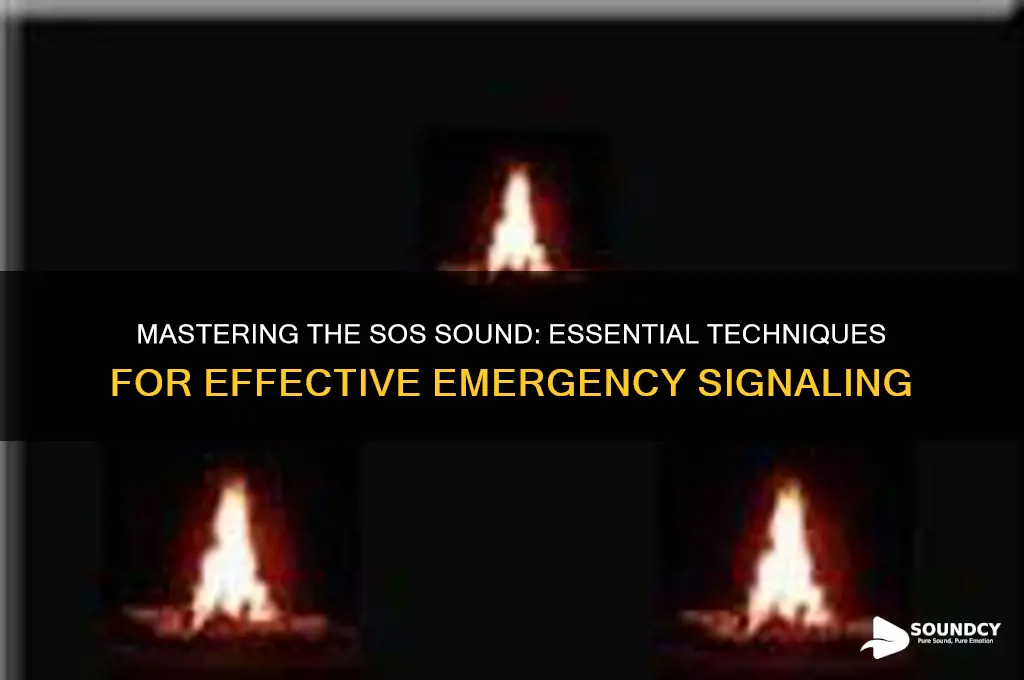 how to make sos sound