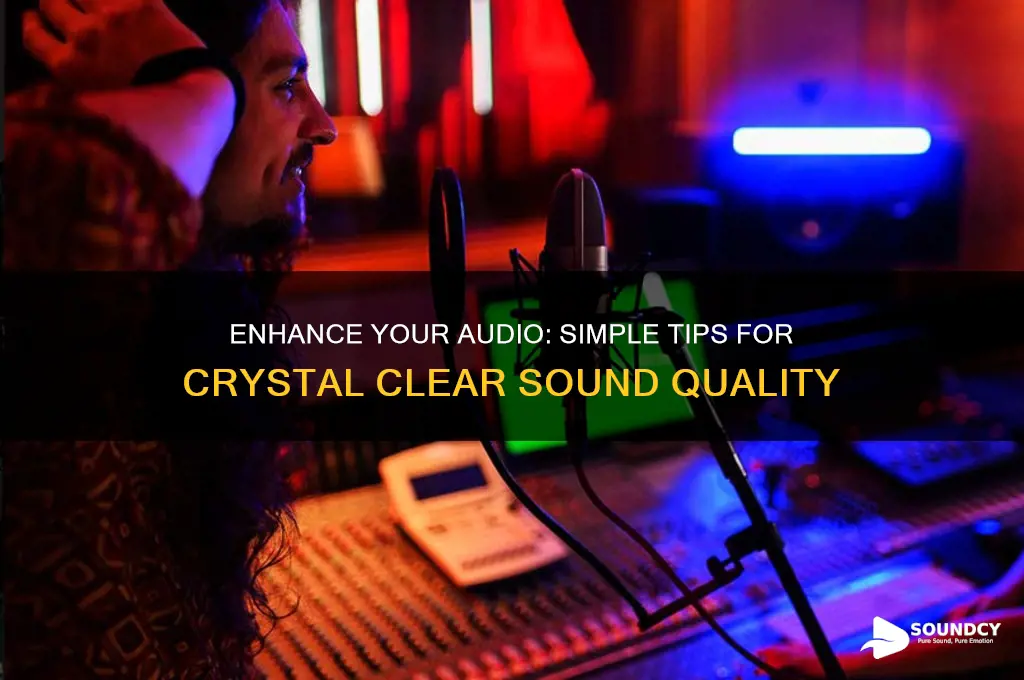 how to make sound clear