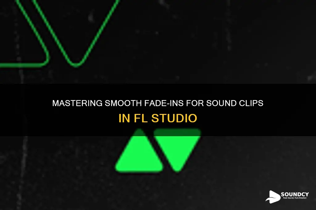 how to make sound clip fade in fl studio
