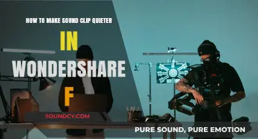How to Reduce Sound Clip Volume in Wondershare Filmora Easily