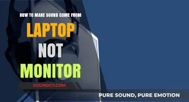 Fix Audio Output: Make Sound Play Through Laptop, Not Monitor
