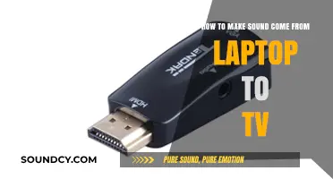Connect Laptop to TV: Easy Steps for Audio Output