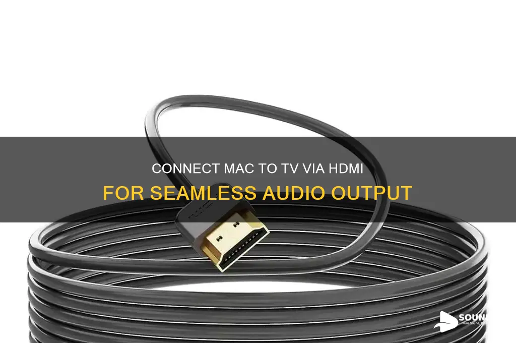 how to make sound come from tv hdmi mac