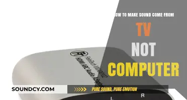 Redirect TV Audio: Simple Steps to Switch Sound from Computer to TV
