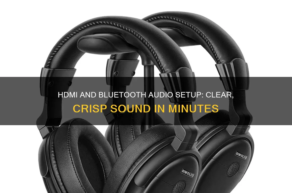 how to make sound come out hdmi and bluetooth