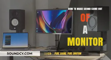 How to Make Sound Come Out of Your Monitor: A Step-by-Step Guide