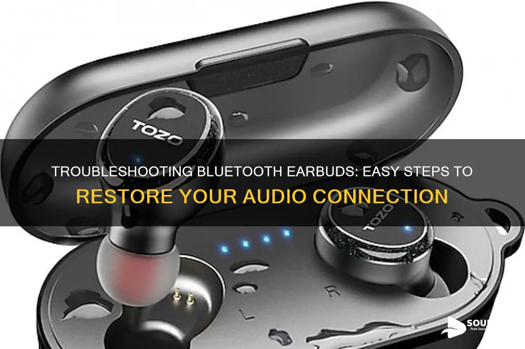 how to make sound come out of bluetooth earbuds