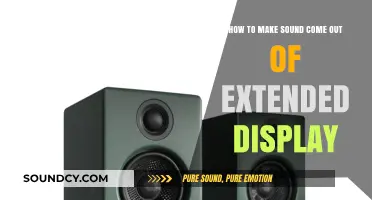 Fix Extended Display Audio: Make Sound Play Through External Monitor