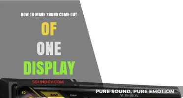 Mastering Audio Output: How to Make Sound Come Out of One Display